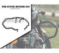 Per Royal Enfield Super Meteor 650 MAGNETO CRASH GUARD NERO