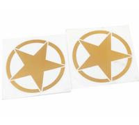 Per Royal Enfield Tool Box/Fuel Tank Golden Star Sticker Decal GEC