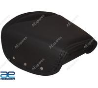 Per Royal Enfield Triumph Lycett coprisella posteriore in pelle nera NUOVO