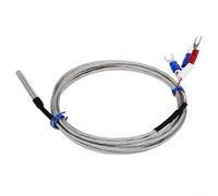 Per RTD PT100 elemento di rilevamento della temperatura con cavo schermato da 300 cm e costruzione in acciaio inossidabile per applicazioni di processo