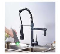 per Rubinetto Girevole a LED Light Ruccetto Cucina Down CUSCINA Cappotto Maschio CASCA Calda COLDA CRATURA (Bronzo Nero)