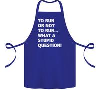 Per Run O Non Per ? Che Stupido Punto di Domanda Cotone Grembiule 100% Biologico