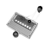 per ruote da bicicletta, in ABS, ricaricabili, a energia solare, luce rotante per pneumatici, illuminazione attivata dal movimento, perfette per percorsi , miglioramento della visibilità