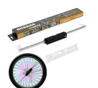 Per Ruote Di Bicicletta A LED - Lampada Luminosa A 36 LED Per Raggi Della Ruota - Colorate Per Raggi Da Ciclismo - per Percorsi su Strada Montagna Sterrato Commuting Notturno Escursionismo