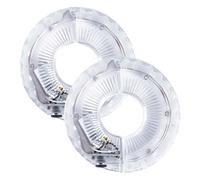 Per Ruote Per Bicicletta - Confezione Da 2 Lampade A LED Ricaricabili Per Pneumatici, Impermeabili Che Cambiano 7 Colori Con 18 Modelli | Accessorio Di Sicurezza E Divertimento Per Bambini,