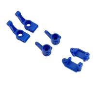 Per Rustler Per Stampede Per Bandit 1/10 Nylon Anteriore Sterzo Caster Blocchi Posteriore Stub Axle Supporti RC Parti Automobili Fuso Sterzo Rc(Blue)