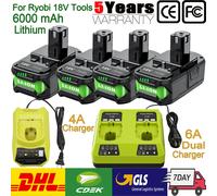 Per Ryobi 18V Adattatore Batteria Al Litio 6A Per Ryobi 18V One Plus Batteria di Ricambio Strumento 1 battery