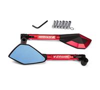 Per S DL650 V-Strom 650 Vstrom 2004-2021 Moto Specchi Retrovisori Specchietto Retrovisore Manubrio Accessori In Alluminio Di CNC(ROSSO)