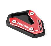 Per S&UZU&KI 1000 GSXR1000 GSX-R1000R 1000 R Accessori Per Moto Cavalletto Laterale, Piastra Di Estensione, Cuscinetto(GSXR1000 RedBlack)