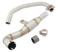 Per S&uzuki DR160 DR 160 DR150S Moto Anteriore Collettore Acciaio Inossidabile 51 Mm Interfaccia Slip-On Scarico Tubo Moto Silenziatore Posteriore(Front Link Pipe)