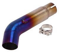 Per S&uzuki GSX-S 750 BK750 GSR750 GSXS750 GSX S750 2018-2022 Moto Slip On Scarico Centrale Collegamento Tubo Moto Silenziatore Posteriore(Type a)