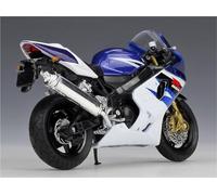 Per S&uzuki GSXR750 Simulazione Modello Di Moto In Lega Con Scena Di Sfondo Moto 1:18