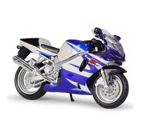 Per S&uzuki GSXR750 Simulazione Modello Di Motocicletta In Lega Con Sfondo Di Base Scena Motocicletta 1:18