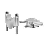 Per S&uzuki Universale 28mm 1 1/8 "22mm 7/8" 1 Coppia Moto Universale Manubrio Riser Bar Mount Maniglia Morsetto(22MM Sliver)