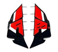 Per S1000 RR M1000RR 2019-2023 Spoiler Anteriore Vento Winglet Moto Aerodinamico Ala Spoiler Kit Ali Laterali Per Moto(23-24 Red)