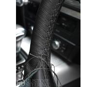 Per Saab 96 V4 1967-1980 Copertura Per Volante In Vera Pelle Nera