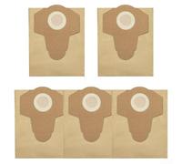 Per sacchetti di raccolta polvere 20 L compatibili con aspirapolvere a umido e a secco 2351170 TC 1825 e modelli Power X Change 25L, confezione da 5 o 10 sacchetti (5 pezzi)