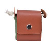 Per sacchetto di raccolta della frutta, materiale in tela, stile PU, piegato per salvare spazio, bustina di cinghia per la vita (Modello di PU Verde militare)