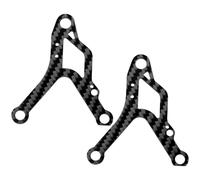 Per Sakura Cero Ultra 1/10 Rc Drift Auto In Fibra Carbonio Supporto Superiore Deck Piastra Inferiore Per Forcellone Corpo Borsette Colonna RC Crawler Componenti
