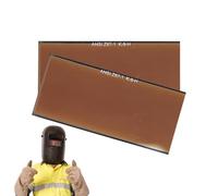 per saldatura dorata | lente per saldatura | vetro protettivo per occhi | paraspruzzi resistente alla sabbia per vetro saldato elettrico 10,8 x 5 x 0,2 cm, caratteristiche anti-splash
