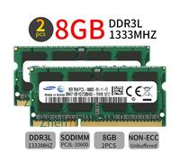 Per Samsung 16GB 8GB 4GB DDR3L PC3-10600S 1333MHz 1.35V Memoria Intel Laptop IT