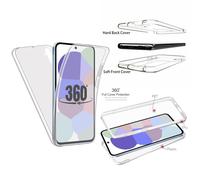 Per Samsung Galaxy A36 5G Custodia 360 Full Body Protezione Fronte-Retro Clear