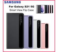 Per Samsung Galaxy S21 5G Clear View Cover per Galaxy S21 5G Smart Flip Cover LED Custodia protettiva di alta qualità EF-ZG991