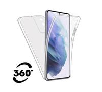 Per Samsung Galaxy S21 Fe Custodia 360 Full Body Protezione Fronte-Retro Clear