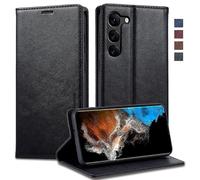 per samsung galaxy s23 5g lcimeeke rfid antifurto telefono in pelle