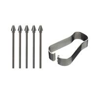 Per Samsung Galaxy Tab S11/Tab S11 Ultra, 1 set di punte di ricambio per penna stilo touch, kit di punte in metallo con pinzette per la rimozione