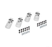 Per Samsung Lavastoviglie Montaggio Kit DD98-01051C Argento per(2 set) | Vestibilità precisa per la serie DW80M, blocca lo spostamento, include tutte le viti, per una struttura in metallo resistente