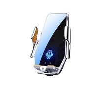 Per Samsung Supporto Universale Telefono Auto Stazione Ricarica Rapida Wireless 66 W Caricabatterie Automatico A Induzione Infrarossa(Sliver)