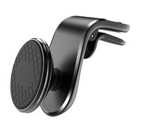 Per Samsung Supporto Universale Telefono In Auto Magnetico Dell'automobile Clip Sfiato Montaggio Rotazione Cellulare GPS Porta Cellulare Auto(Black 360 degree)