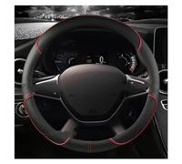 Per Sandero Per Dacia Per Spring Per Dacia Per Sandero Per Stepway Coprivolante Per Auto In Pelle PU Crossover Accessori Auto Coprivolante Auto Coprivolante Volante(RED)