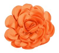 Per Satin Spilla a Fiocco Rosa, Rosa Grande 9.4", Arancione