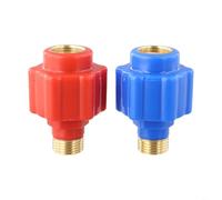 Per scaldabagno elettrico anti perdite da parete, adatto per scaldabagni e rubinetti dell'acqua calda, progettato per sicurezza e durata a lungo termine (2 prodotti rosso + blu)