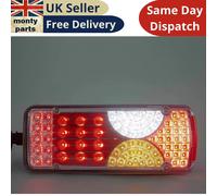 Per Scania Man DAF Iveco Multi Volt 12/24 1xRHD SX Trasparente LED e-Mark Coda