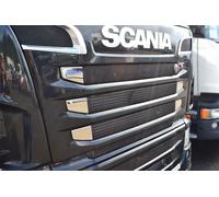 Per Scania P G R Pre 2009 Serie Cromo Anteriore Griglia Orlo Set - Larghezza