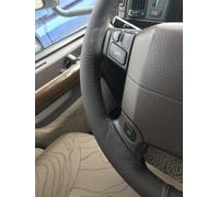 Per Scania R500 Camion 04 + Marrone Copertura Del Volante IN Pelle Cuciture