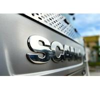 Per SCANIA 'S' SERIES 2017Up CHROME NAME BADGE ACCIAIO INOX (M3 BIG Model)