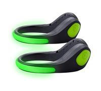 per scarpe con clip, per scarpe con clip sul tallone, da corsa per corridori | Luce LED per corsa, jogging, camminata, ciclismo, attrezzatura per la corsa notturna, con c