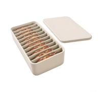 per scatola Pane Silicone 11 Scomparti 30x19x10 cm Separata | Divisori integrati mantengono forma e freschezza per facile da pulire Impilabile e salva spazio