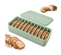 per scatola Pane Silicone 11 Scomparti 30x19x10 cm Separata | Divisori integrati mantengono forma e freschezza per facile da pulire Impilabile e salva spazio