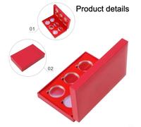 per scatola Portamonete Quadrata per ps per trasparente 27mm | Materiale per ps per trasparente, alta visibilitÃ , design quadrato compatto, per ideale per collezione