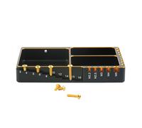 Per Scatola Portaoggetti in Metallo Durevole per Viti con Tre Scomparti per Uten