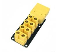 Per scheda di distribuzione dell'alimentazione XT60 per robot e modelli di aerei con connettori placcati in oro e struttura robusta per supportare correnti di carico elevate (B)