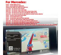 per scheda di memoria SD per auto Mercedes AMG Classe C CLA A 2189068403 V14 Versione completa 2020 Mappe dell'America del Nord Navigazione GPS Garmin