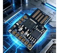 Per scheda di sviluppo per attiny85 con debug seriale USB integrato e LED di