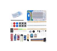 Per Scheda di Sviluppo UNO R3 Kit da 400 Fori Interruttore Breadboard Sensore Modulo di Prevenzione Ostacoli Luci LED Parti Sciolte,A