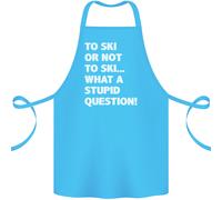 Per Sci O Non Per ? Che Stupido Punto di Domanda Cotone Grembiule 100% Biologico